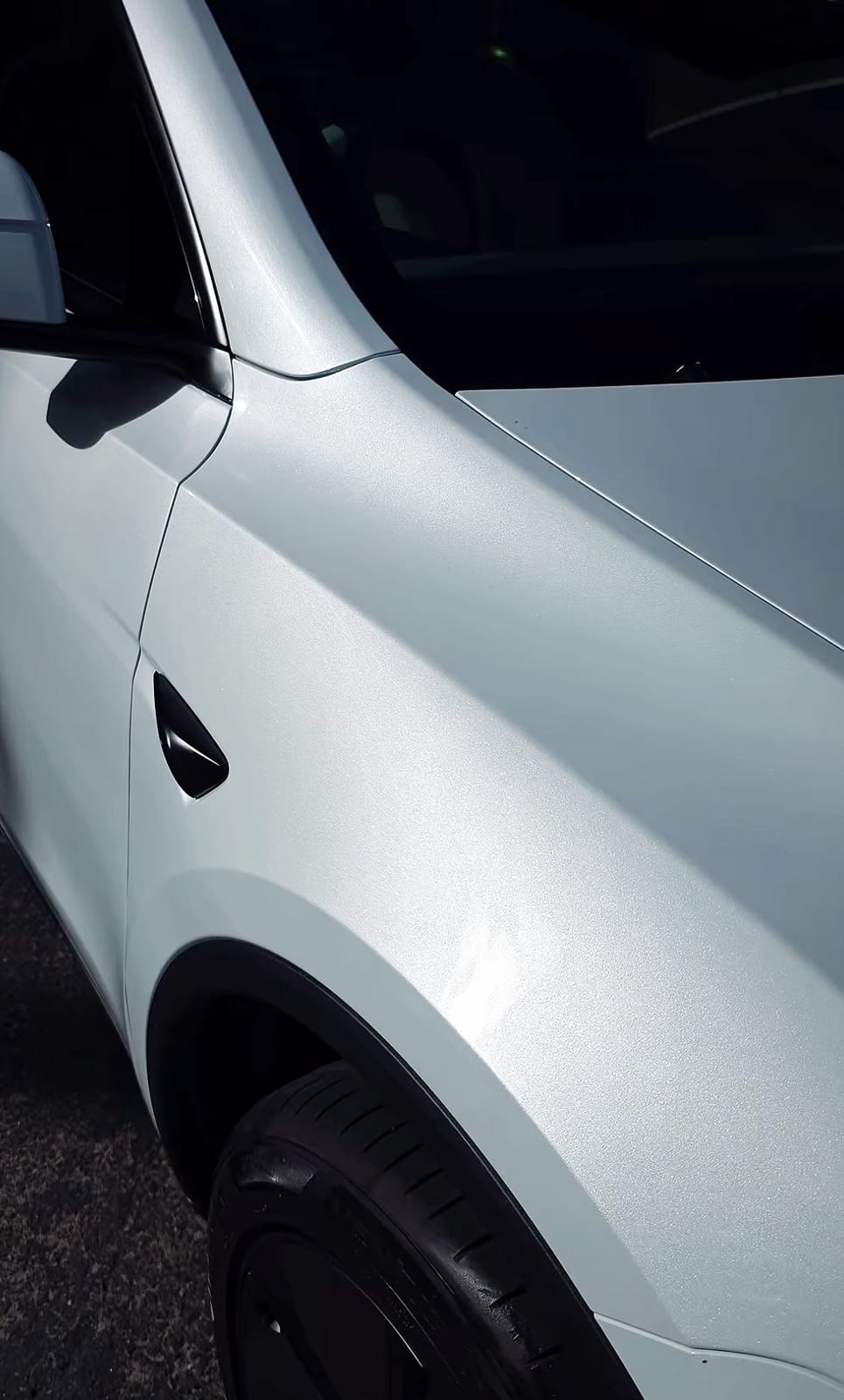 EV panel detail, close-up