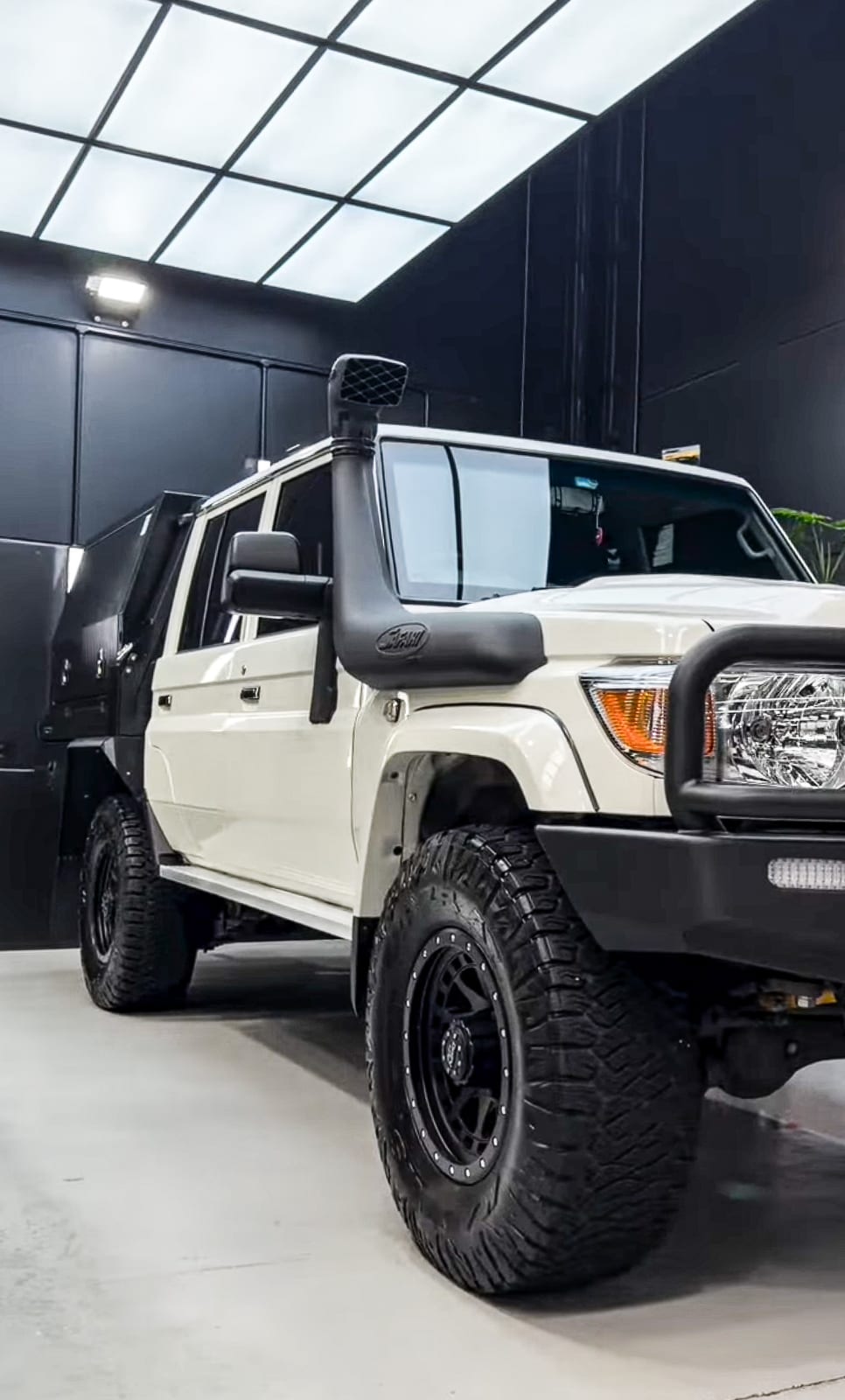 Toyota LandCruiser troop carrier detailed in the bay